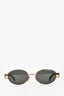 Celine Gold 'Triomphe Metal 01' Tinted Sunglasses with Pouch