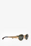 Celine Gold 'Triomphe Metal 01' Tinted Sunglasses with Pouch