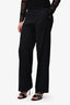 Jean-Paul Gauthier Black Wide Leg Snap Closure Trousers Size 6