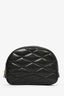 Trousse à cosmétiques « Lolita » en cuir noir matelassé Saint Laurent