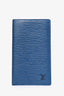 Louis Vuitton Blue Epi Leather Bifold Wallet (As Is)