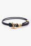Louis Vuitton 2024 Black Leather Bloom Bracelet