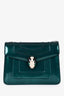 Bvlgari Green Patent Serpenti Forever Mini Chain Bag