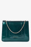 Bvlgari Green Patent Serpenti Forever Mini Chain Bag