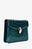 Bvlgari Green Patent Serpenti Forever Mini Chain Bag