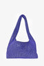 Kara Purple Rhinestone Armpit Shoulder Bag