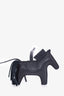 Hermès 2021 So Black Leather Rodeo PM Bag Charm