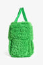 Bottega Veneta Green Shearling Small Acro Tote