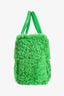 Bottega Veneta Green Shearling Small Acro Tote