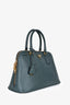 Prada Green Saffiano Lux Promenade Top Handle with Strap