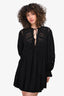 The Kooples Black Lace Long Sleeve Dress Size 1