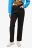 Celine Black High Waisted Straight Jeans Size 36