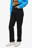 Celine Black High Waisted Straight Jeans Size 36