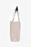 Chloe Beige Linen 'Woody' Tote Bag