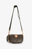 Louis Vuitton 2020 Monogram Multi-Pouch Pochette with Green Canvas Strap
