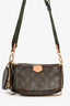 Louis Vuitton 2020 Monogram Multi-Pouch Pochette with Green Canvas Strap