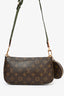 Louis Vuitton 2020 Monogram Multi-Pouch Pochette with Green Canvas Strap