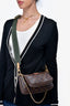 Louis Vuitton 2020 Monogram Multi-Pouch Pochette with Green Canvas Strap