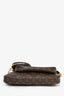 Louis Vuitton 2020 Monogram Multi-Pouch Pochette with Green Canvas Strap