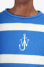 JW Anderson Blue/White Striped Wool/Cashmere Cropped Sweater Size S