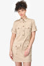Veronica Beard Beige Utility 'Lucca' Dress Size 2