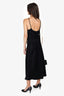 Robe nuisette à franges Ellery noir/blanc taille 36