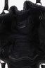 Prada Black Leather Nappa Chevron Antik Tote Bag