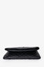 Saint Laurent 2016 Black Leather Fold Over West Hollywood Clutch