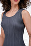 Pleats Please Grey Pleated Tank Top Size 3