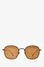 Oliver Peoples Matte Black Square Framed Sunglasses