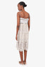 Zimmermann Blue/Beige Striped Meridian Sun Dress Size 2