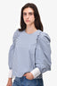 Sea New York Blue & White Pinstripe Cotton Top Size 2