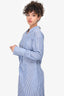 Vince Blue/White Pinstripe Cotton Button Down Dress Size 2