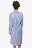 Vince Blue/White Pinstripe Cotton Button Down Dress Size 2