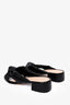 Stuart Weitzman Black Twisted Leather Heeled Sandals Size 8