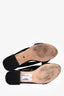 Stuart Weitzman Black Twisted Leather Heeled Sandals Size 8