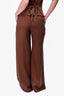 Reformation Brown Wide Leg Trousers Size 6