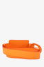 Jacquemus Orange Leather Jacquemus' Le Porte Ceinture Belt with Tiny Bag