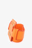 Jacquemus Orange Leather Jacquemus' Le Porte Ceinture Belt with Tiny Bag