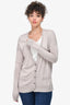Gilet col en V beige Vince taille S