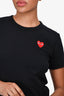 Play Comme des Garcons Black Heart Patched T-Shirt Size M