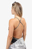 Norma Kamali Black Studded One-piece Swimsuit Size XS