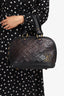 Louis Vuitton 2009 Black Leather 'Jeu Neo Alma' Bag with Tote Bag