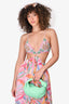 Rococo Sand Pink/Multicolour Beaded Cut-out 'Rio' Dress Size S