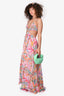 Rococo Sand Pink/Multicolour Beaded Cut-out 'Rio' Dress Size S