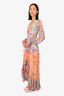 Rococo Sand White/Pink Cut-Out Tiered Hi-Low 'Nesh' Dress Size XS