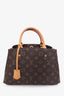 Louis Vuitton 2016 Brown Monogram Montaigne BB Top Handle