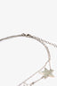 Pre-Loved Chanel™ 2008 Silver-Tone Crystal Star CC Necklace