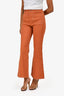 See by Chloe Orange Boot Cut Pants Size 34