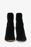 Giuseppe Zanotti Black Sparkled Ankle Heeled Boots Size 36